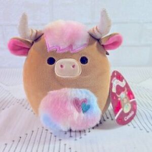 Candela the Longhorn Highland Cow Plush Doll 6" Squishmallow New wz tags